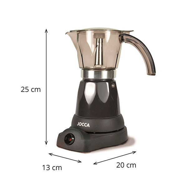 Elektrická Moka konvička Jocca na 6 šálků 300 ml