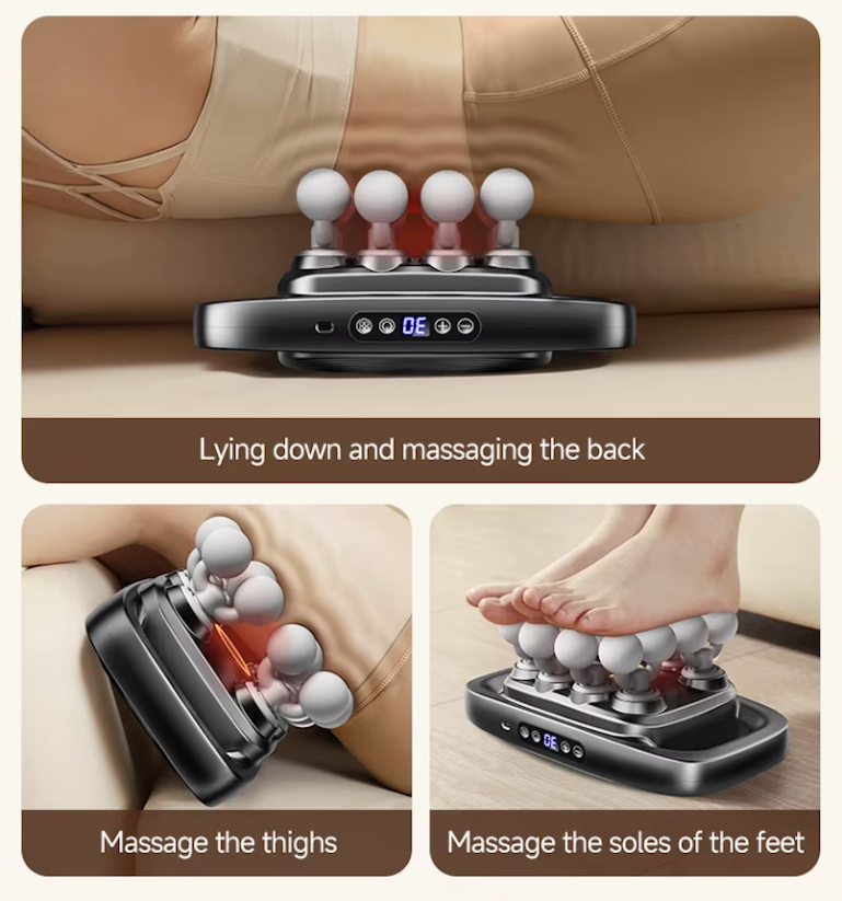 Vezeték nélküli mélyszöveti rádiófrekvenciás készülék — professzionális eszköz alakformáláshoz és bőrfeszesítéshez. A rádiófrekvenciás hullámok és a vezeték nélküli vezérlés kombinációjának köszönhetően hatékony kezelést kínál a problémás területek (pl. has, karok, combok) kezelésére, a zsírcsökkentésre, a nyirokelvezetés javítására és a kollagén stimulációjára összpontosítva.